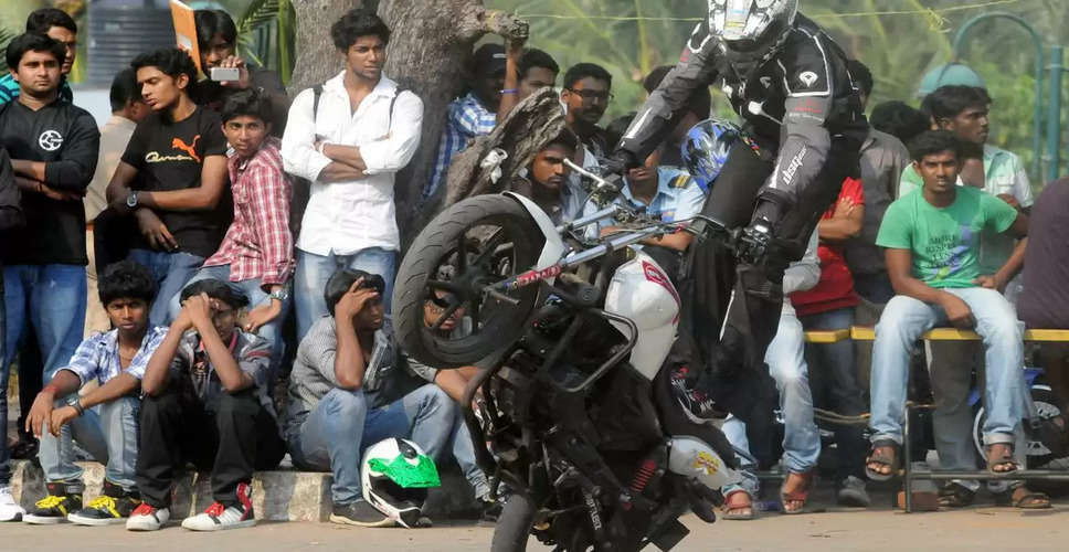 Rajsamand पुलिस का कोई डर नहीं, बाइकर्स सड़कों पर बेलगाम स्टंट कर रहे