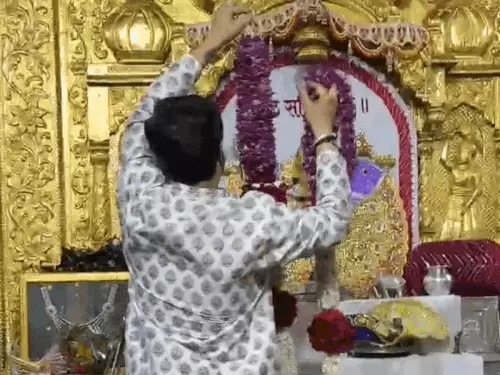 हरियाली अमावस्या पर सांवलियाजी मंदिर में उमड़ा आस्था का सैलाब, सोने के वस्त्रों में सजे सांवलिया सेठ