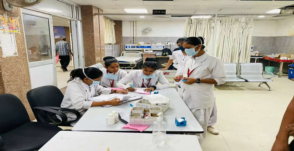 Ajmer 220 विद्यार्थियों ने संभाली व्यवस्था, जेएलएन में देर रात 30 नर्सों के भरोसे रहे 765 मरीज