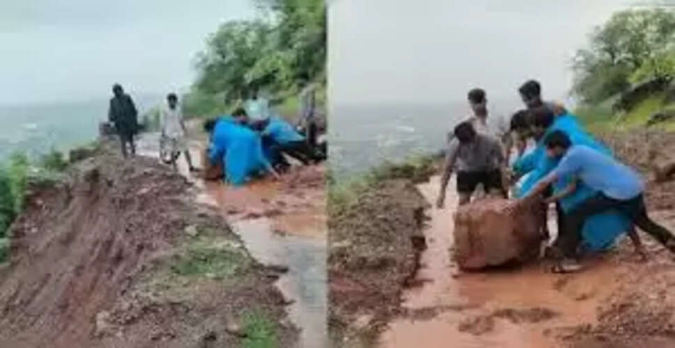 मूसलाधार बारिश से करणपुर क्षेत्र के 50 गांवों का संपर्क टूटा, हजारों लोगों का आवागमन ठप