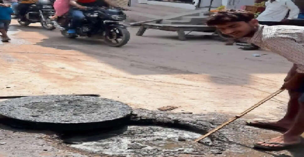 Churu में वार्डवासियों के लिए समस्या का कारण बनी सीवरेज लाइन