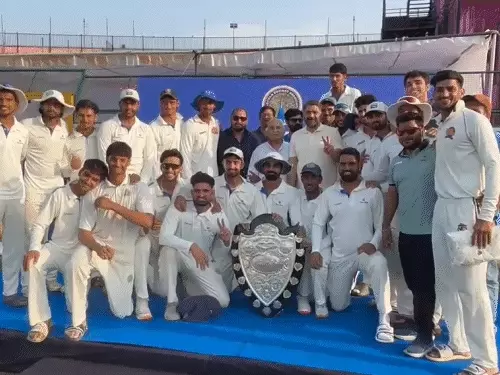 कॉल्विन शील्ड फाइनल: सीकर बना चैंपियन, उदयपुर को पहली पारी की बढ़त के आधार पर हराया