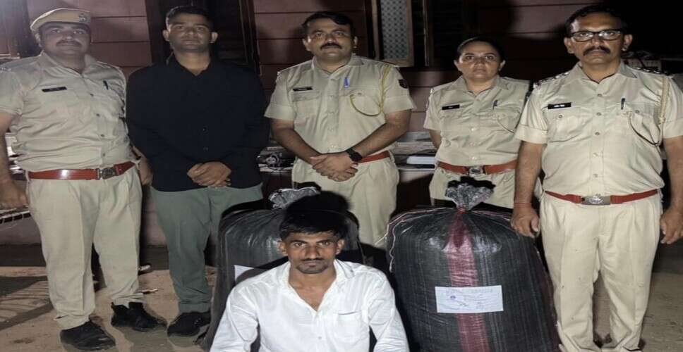 जोधपुर में 378 किलो डोडा-पोस्त बरामद, फर्जी नंबर की फॉर्च्यूनर छोड़कर फरार हुए तस्कर