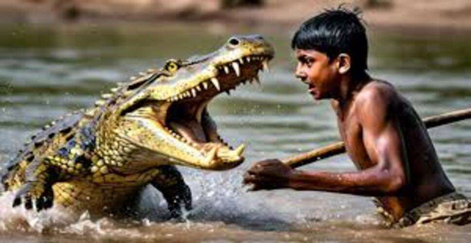 कोटा में वायरल होने की कोशिश में खतरनाक हरकत, चंबल नदी में मगरमच्छों पर फेंका सुतली बम; जांच शुरू