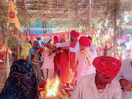 देवरी खेड़ा में चावण्ड माता मंदिर में प्राण प्रतिष्ठा, गाजे-बाजे के साथ हुआ धार्मिक आयोजन