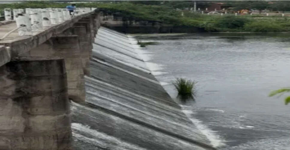 सिरोही में मानसरोवर बांध छलका, झमाझम बारिश से नदियाँ-नाले उफान पर