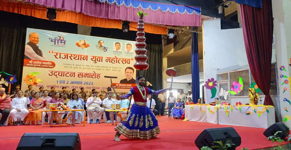 Banswara राज्य मंत्री ने किया दो दिवसीय युवा महोत्सव का उद्घाटन, कलाकारों ने दी प्रस्तुति 