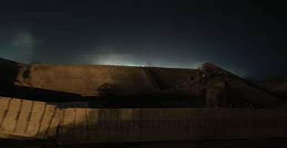 नाथद्वारा के पास निर्माणाधीन पुलिया का हिस्सा गिरा, मजदूरों ने भागकर बचाई जान