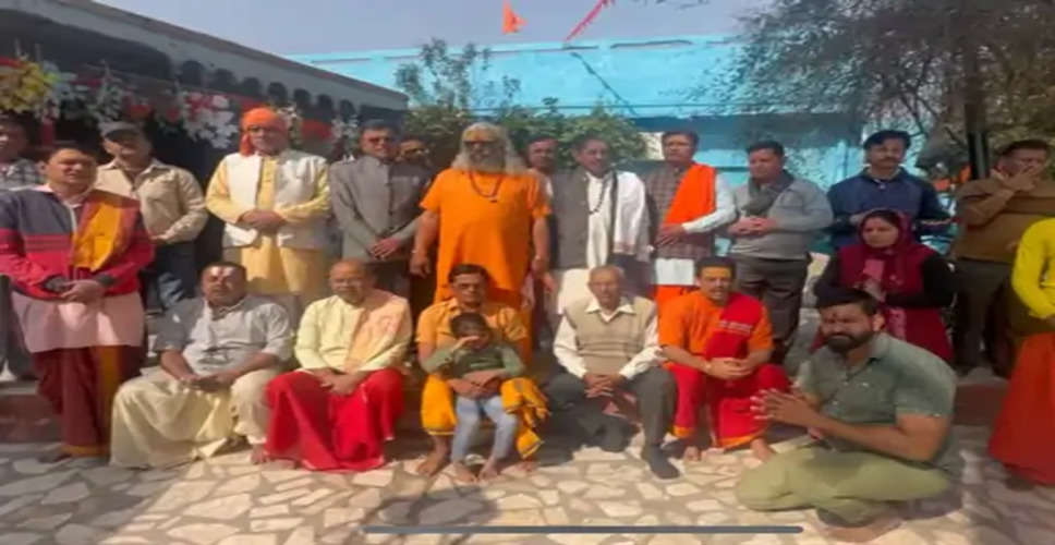 Banswara जिले की तपोभूमि लालीवाव मठ में धार्मिक महोत्सव शुरू, निकलेगी शोभायात्रा