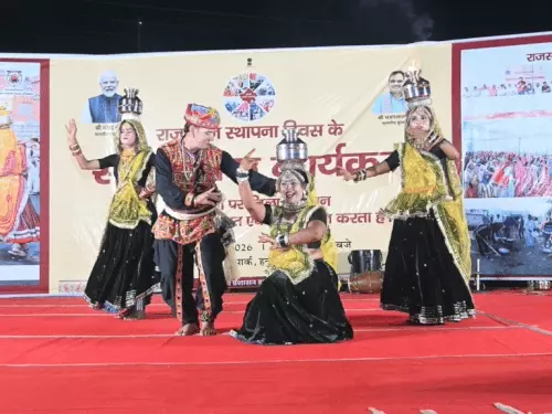 डूंगरपुर में राजस्थान दिवस पर भव्य आयोजन, दीपदान और आतिशबाजी से सजा गेपसागर