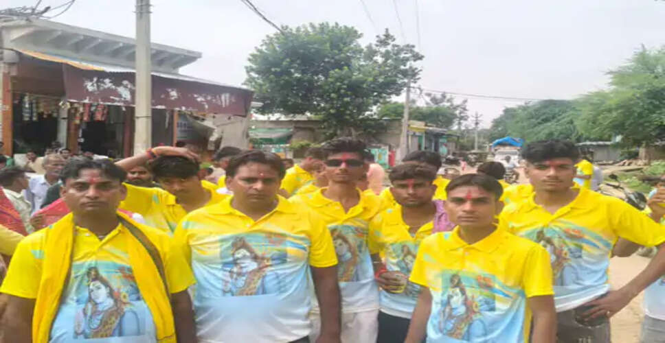 भुसावर से प्रथम शिव डाक कांवड़ यात्रा दल हरिद्वार रवाना, 31 श्रद्धालु लाएंगे पवित्र गंगाजल