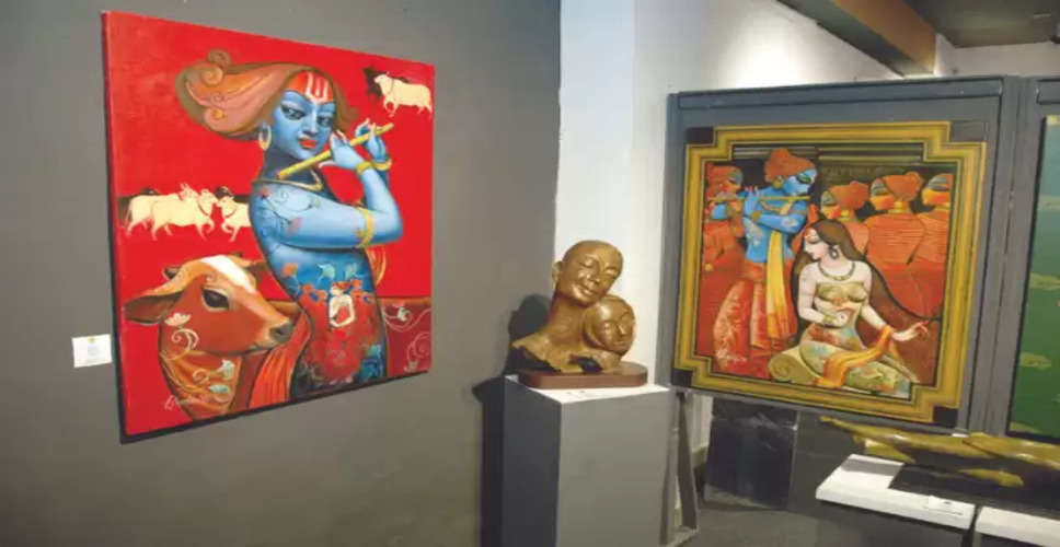 Jaipur आईसीए आर्ट गैलरी में रांची, कोलकाता, पुणे और नेपाल के कलाकारों की 30 कलाकृतियां प्रदर्शित