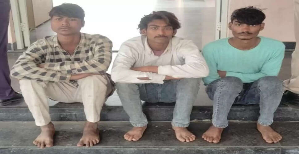 मेहंदवास में पेट्रोल पंप से 50 हजार रुपए की चोरी, तीन आरोपी गिरफ्तार