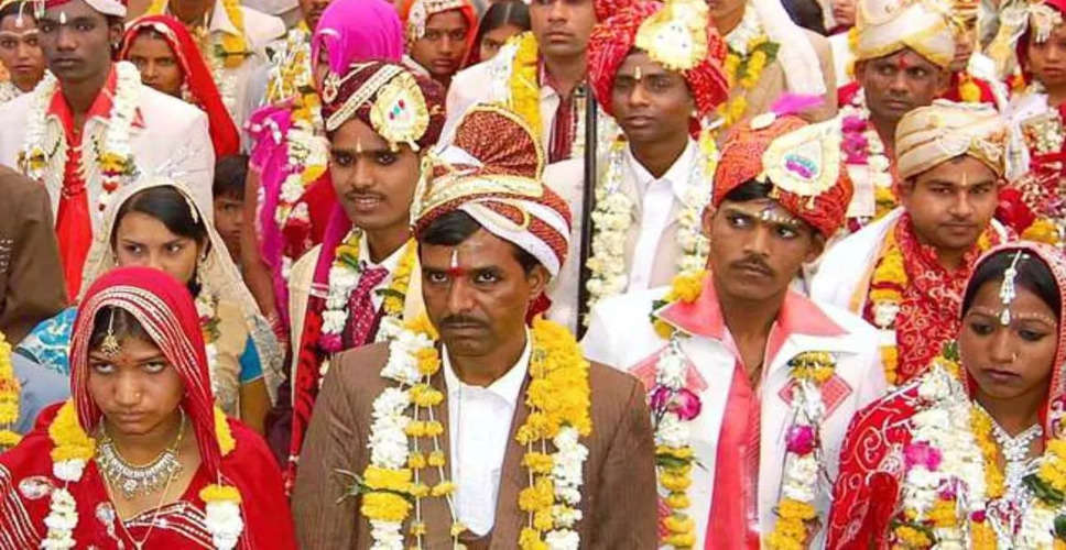 Udaipur सामूहिक विवाह में बंधन में बंधे जनजाति समाज के आठ जोड़े