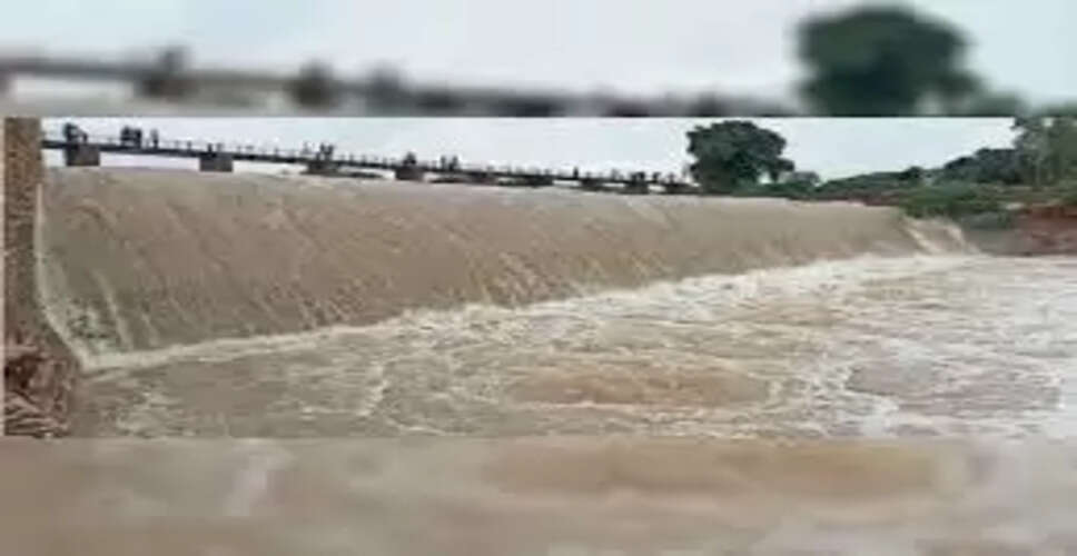 32 साल बाद छलका भूमेंद्र सागर बांध, सपोटरा में दिखा ऐतिहासिक नजारा