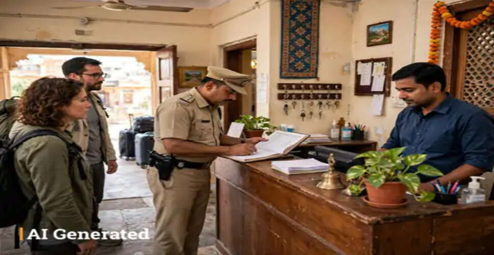 अजमेर में होटल प्रबंधक के खिलाफ FIR, विदेशी नागरिकों की जानकारी ऑनलाइन दर्ज करने में लापरवाही का आरोप