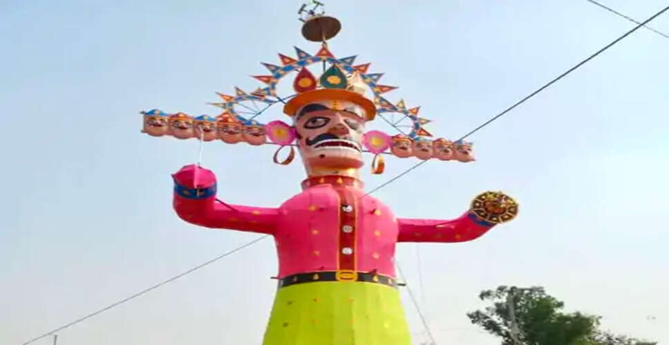 बयाना में 51 फीट के रावण के पुतले का होगा दहन, दशहरा पर निकलेगी भव्य शोभायात्रा