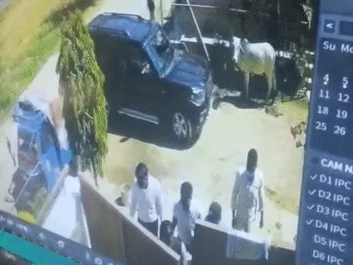 इनकम टैक्स अफसर बनकर कारोबारी के घर में घुसे लुटेरे, जांच के बहाने लॉकर से जेवर लेकर फरार; वीडियो आया सामने
