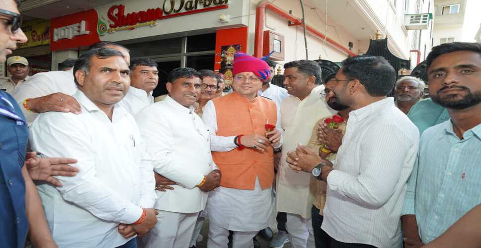 खाटूश्यामजी मंदिर पहुंचे उत्तराखंड के मुख्यमंत्री धामी, देश और प्रदेश की खुशहाली की कामना