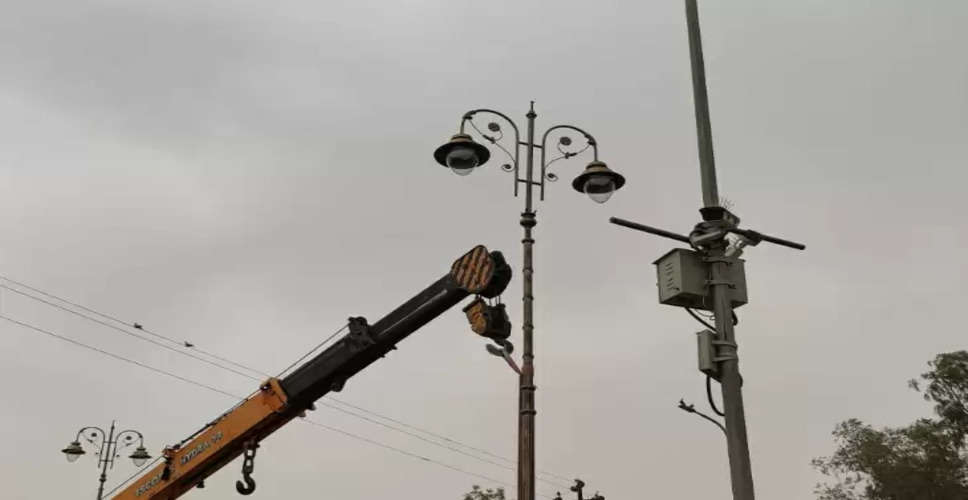 Jaipur फेज-टू शिफ्टिंग के उद्घाटन से पहले 25 हाईमास्ट लाइटें लगा दी जाएंगी