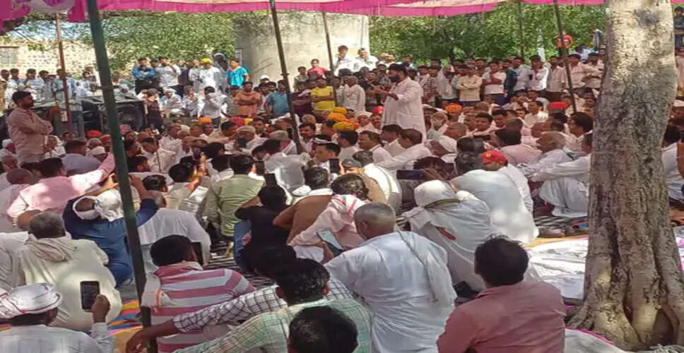 बंध-बारेठा अभयारण्य नोटिफिकेशन के खिलाफ ग्रामीणों का विरोध, कई गांवों में महापंचायतें