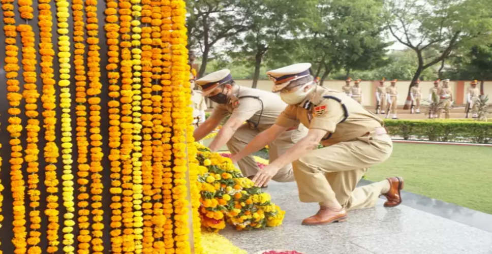 Police Martyrs Day 2022: डीजीपी एमएल लाठर ने पुलिस शहीद दिवस पर शहीदों को दी श्रद्धांजलि, पुलिस अकादमी में शहीदों की याद में कार्यक्रम आयोजित