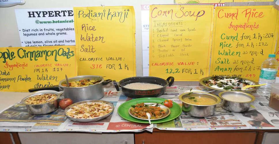 Churu&nbsp;पोषाहार मेला में व्यंजनों की प्रदर्शनी लगा 'सही पोषण-देश प्रकाश' का संदेश दिया गया&nbsp;