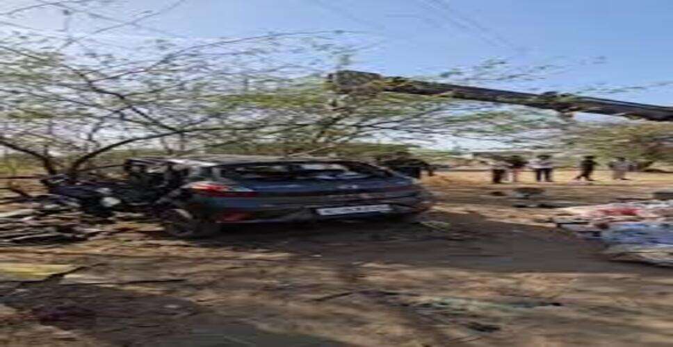 जालोर में NH-325 पर भीषण सड़क हादसा, दो कारों की टक्कर में 2 की मौत, 8 घायल