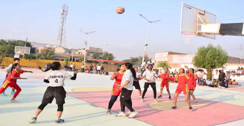 Banswara राज्य स्तरीय बास्केटबॉल प्रतियोगिता में खिलाड़ियों ने बढ़-चढ़कर दिखाया दमखम
