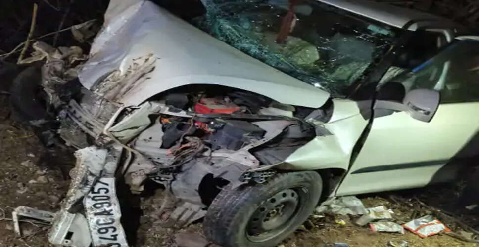 बीकानेर में NH-11 पर अज्ञात वाहन की टक्कर से स्कॉर्पियो क्षतिग्रस्त, चालक घायल