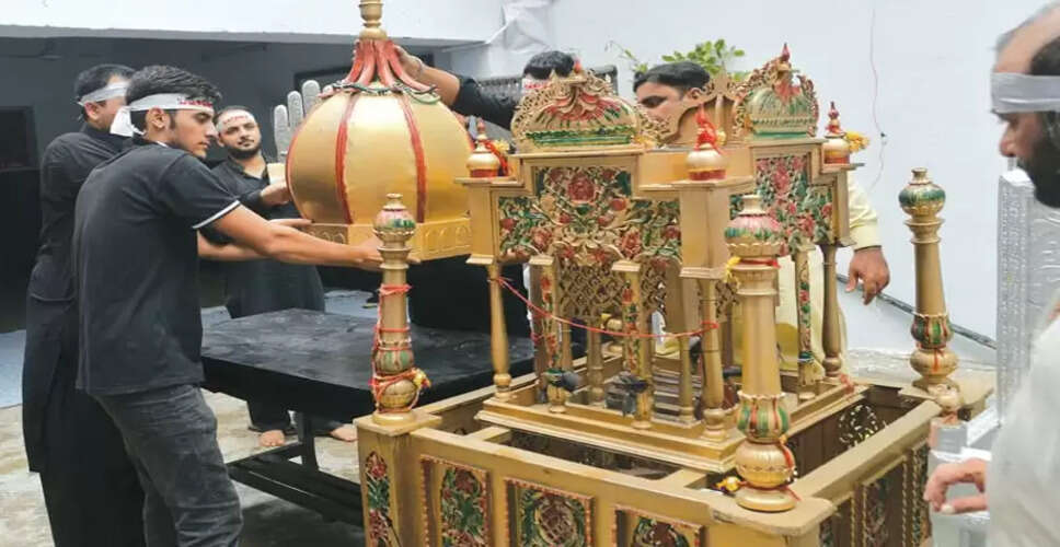 Muharram 2022: प्रदेश में दो साल बाद निकलेंगे ताजिये, मोहर्रम से पहले ताजिए बनाने में जुटे अकीदतमंद