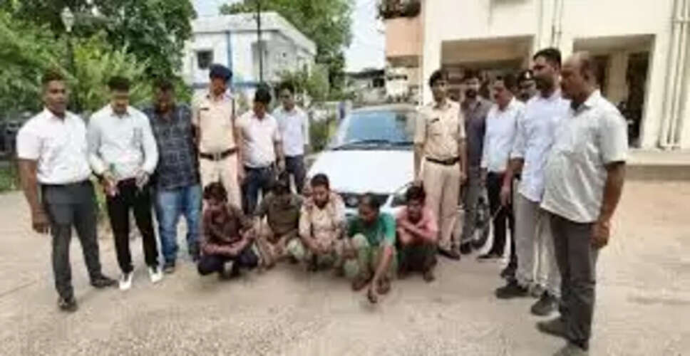 Karoli&nbsp;अंतरराज्यीय चोर गिरोह के 5 बदमाश गिरफ्तार, भेजा जेल&nbsp;