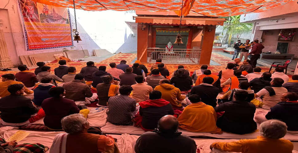 भीलवाड़ा में बालाजी मंदिर में 14 दिवसीय अखंड हनुमान चालीसा पाठ का आयोजन