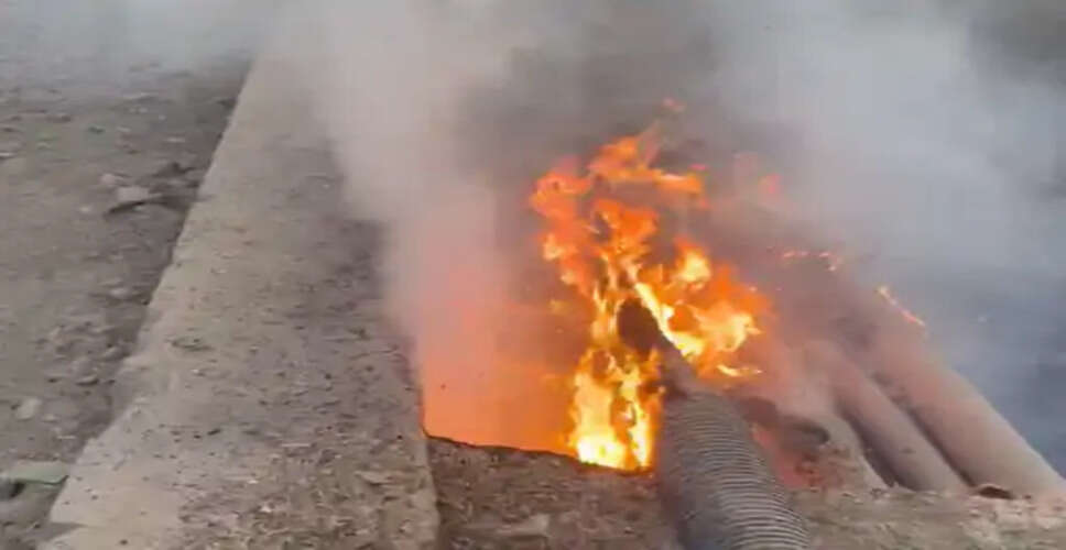 बूंदी में बड़ा हादसा टला: 33 केवी अंडरग्राउंड बिजली लाइन में अचानक लगी आग