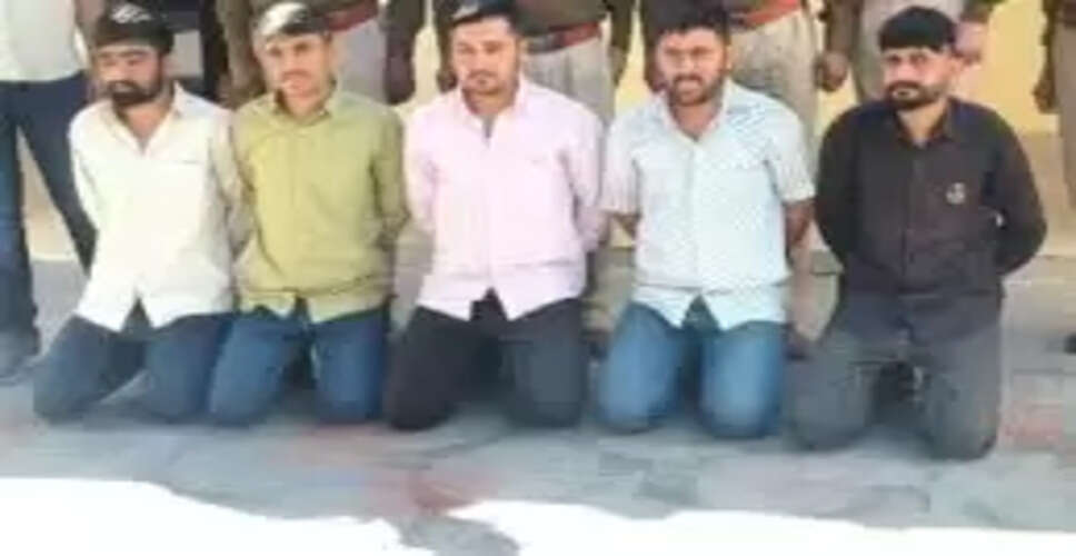 बाड़मेर: किडनैप और फिरौती मामले में पुलिस ने 5 आरोपियों को गिरफ्तार, 10 लाख की मांग थी