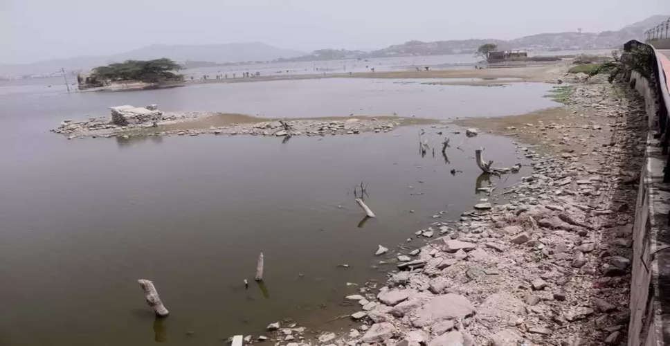 Ajmer आनासागर झील बदसूरत दिखती है, किनारों का बुरा हाल, बदबू से परेशान लोग 