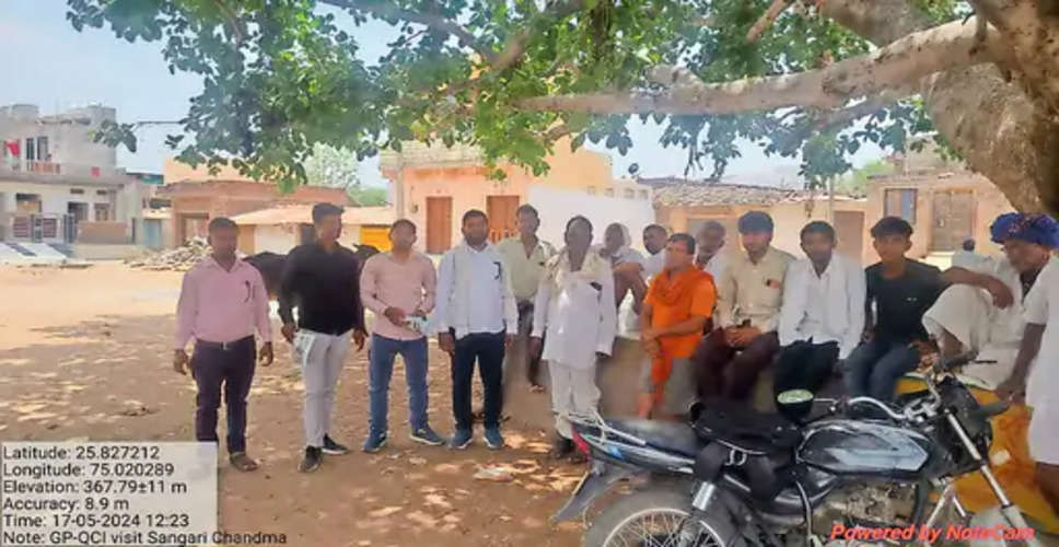Bhilwara फूलियाकलां में अटल भूजल योजना के तहत क्यूसीआई की टीम गांवों में पहुंची