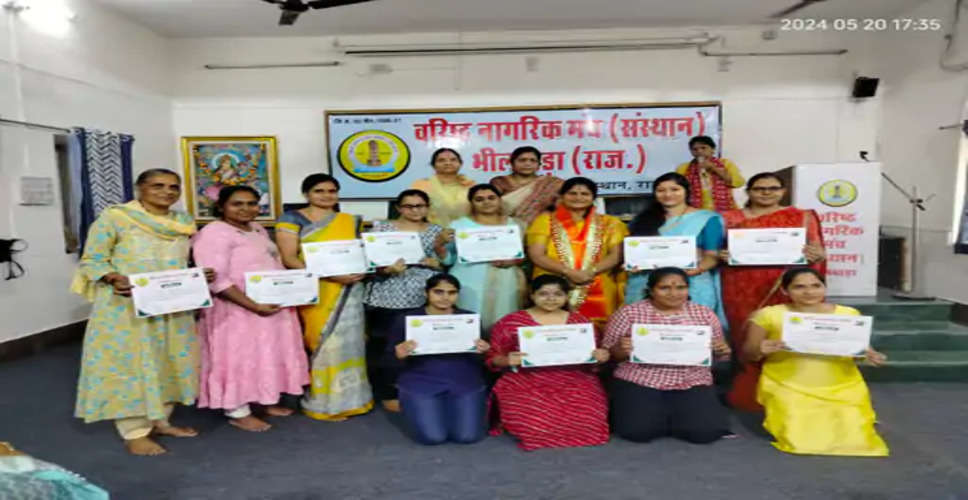 Bhilwara में सिलाई प्रशिक्षण शिविर में 25 महिलाओं ने हिस्सा लिया 