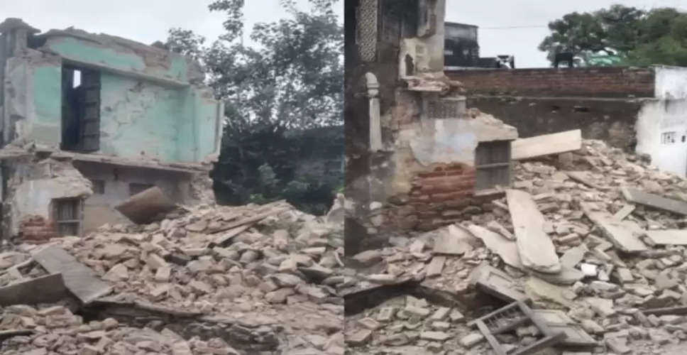 Ajmer के भिनाय क्षेत्र में भूकंप के झटकों से लोगों में डर, दीवार भी गिरी