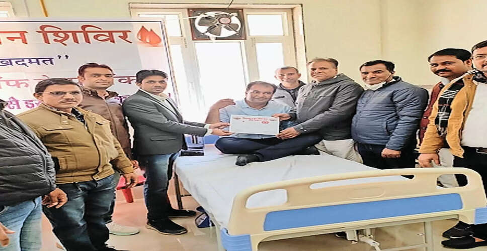 Tonk के सआदत अस्पताल के स्थापना दिवस पर रक्तदान शिविर का आयोजन 