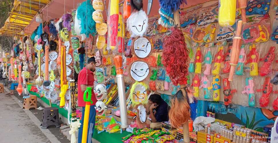 जोधपुर में होली की तैयारी पूरी, बाजारों में पिचकारी-गुलाल की रौनक, युवा उत्साह में रंग भरने को तैयार