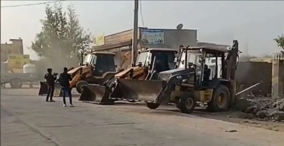 नागौर में गोवा खुर्द मार्ग खुला, अतिक्रमण हटने से लोगों को मिली राहत