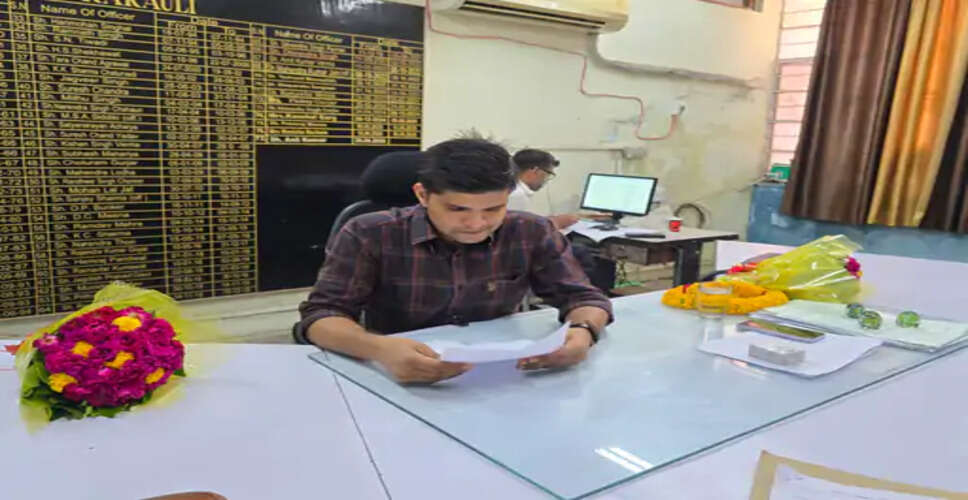 करौली एसडीएम प्रेमराज मीणा ने फिर संभाला पदभार, बाईपास निर्माण को बताया पहली प्राथमिकता