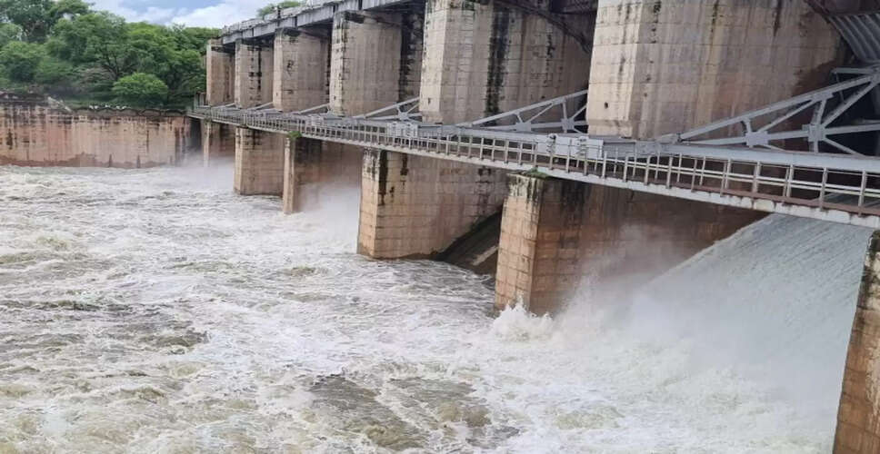 Karoli&nbsp;पांचना के पानी से एनीकट भरा, नौ स्थानों पर 35 एमसीएफटी भरा