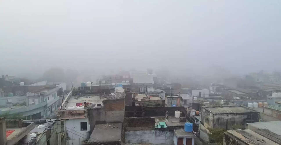 उत्तर-पश्चिम राजस्थान में घना कोहरा, कई जिलों में 5 से 7 डिग्री तक गिरा दिन का तापमान