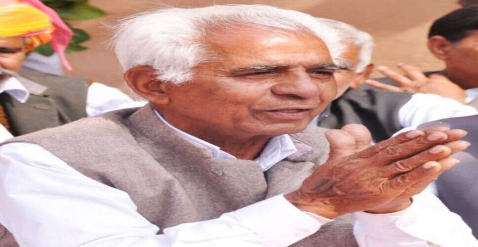 माकपा के वरिष्ठ नेता और पूर्व विधायक हेतराम बेनीवाल का निधन, 94 वर्ष की उम्र में ली अंतिम सांस