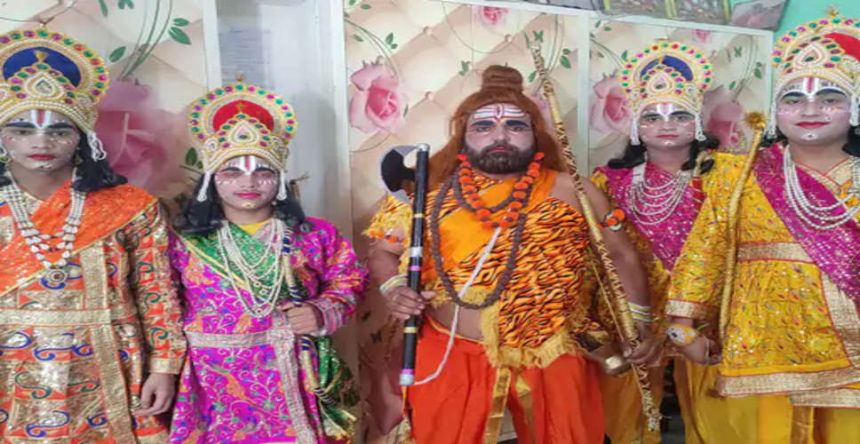 Bharatpur भुसावर में भगवान परशुराम की शोभायात्रा निकाली गई