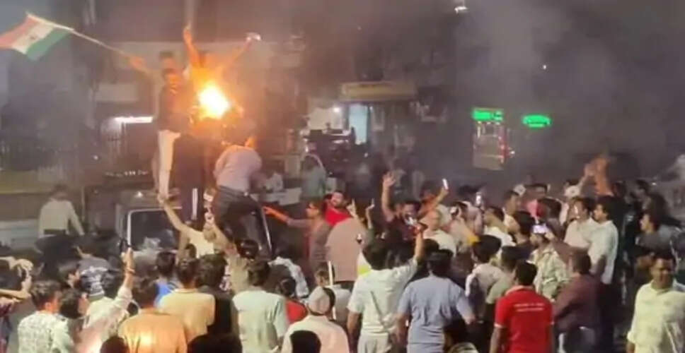 टी-20 वर्ल्ड कप जीत पर टोंक में जश्न, आतिशबाजी के साथ सड़कों पर उतरे लोग