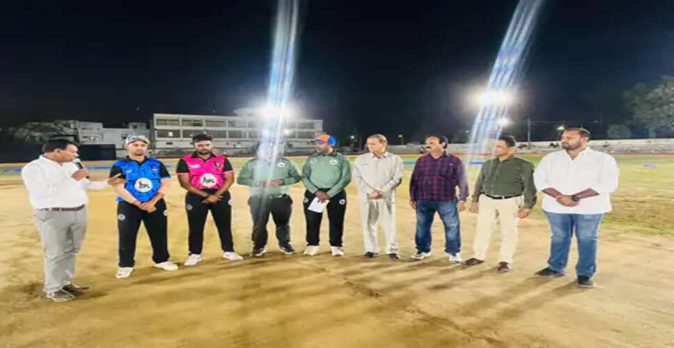 डूंगरपुर डीपीएल प्रीमियर लीग-3: चिखली थंडर्स की 22 रन से जीत, दर्शकों में जबरदस्त उत्साह