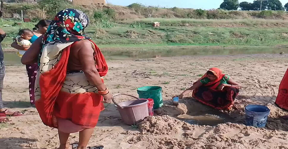 डूंगरपुर: शहर को पानी देने वाला मांडवा गांव खुद पीने के पानी के लिए तरस रहा